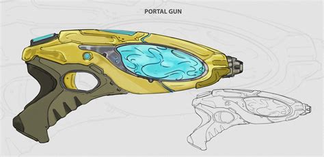 Portal Gun Concept Art