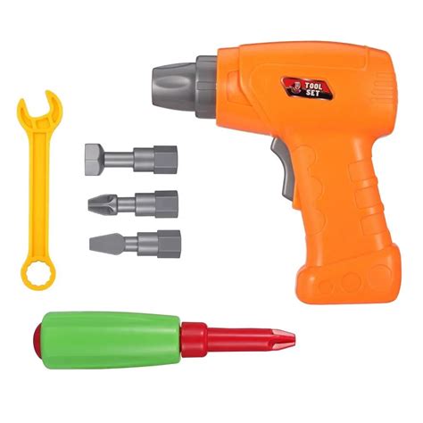 3d Kids Construction Set Building Toy Electric Drill Creative