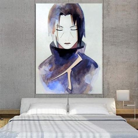 Itachi Uchiha Painting Canvas Naruto Painting Anime Wall Art Painting