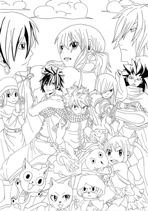 Photos Bild Galeria Fairy Tail Coloring Pages Chibi