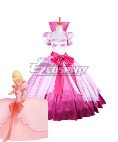 Disney Anime Princess Dress Charlotte La Bouff Frog Prince And Princess Cosplay Costume