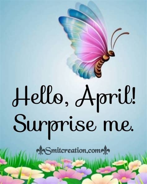 Hello April Surprise Me