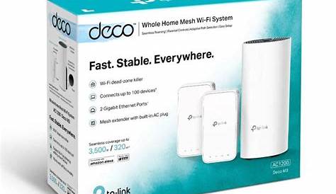 TP-Link Deco M3 (3 Pack) AC1200 Dual Band Whole Home Wireless Mesh WiFi