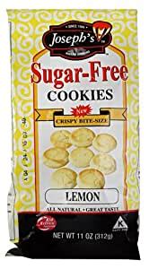 It is a myth that people with sugar or diabetes cannot have cookies or should keep away from tea time snacks. Amazon.com : Joseph's Sugar Free Lemon Cookies, 11 oz bag ...