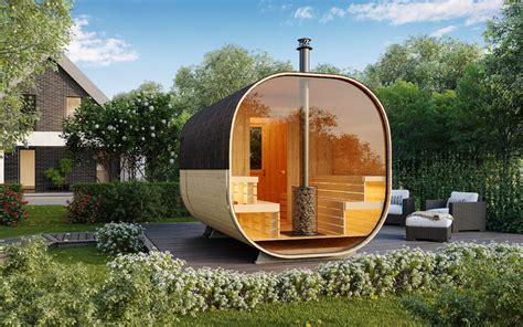 Barrel Shaped Saunas With Terraces For Sale In United Kingdom