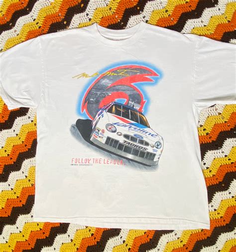 Vintage 90s Mark Martin T Shirt Xl Etsy