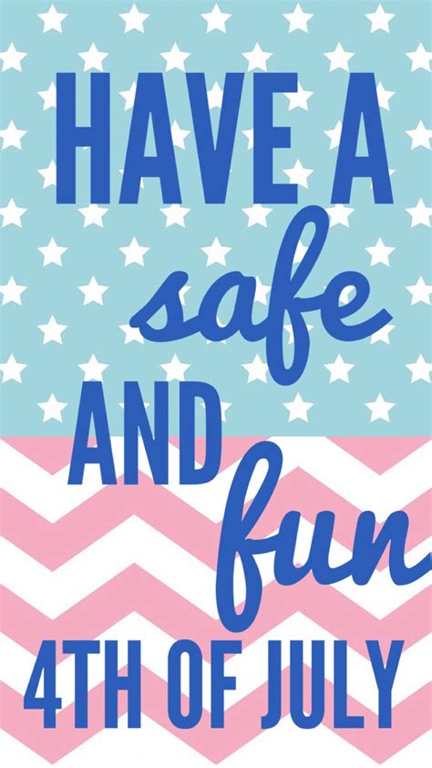 Have A Safe And Fun 4th Of July Pale Red White And Blue Background