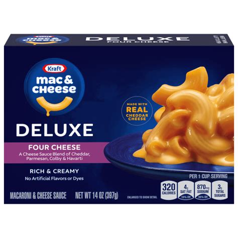 Four Cheese Macaroni And Cheese Dinner Products Kraft Mac And Cheese