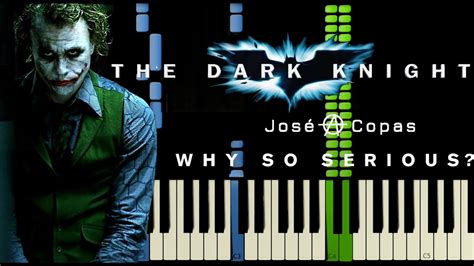 The Dark Knight Why So Serious Tema Del Joker Piano Tutorial