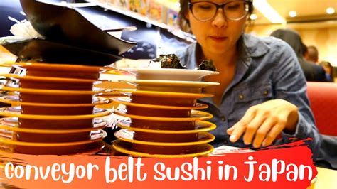 Must Try 1 Sushi In Japan Conveyor Belt Sushi At Sushi Ro Youtube