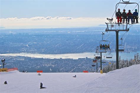 Vancouver Grouse Mountain Ski And Snowboard Hill Skiing An Flickr