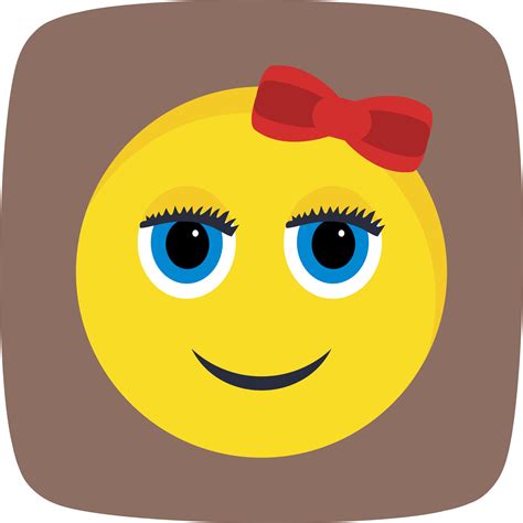 Emoji Fille Brune