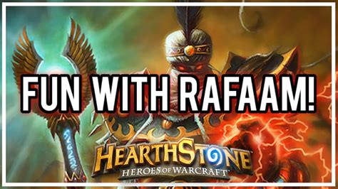 Level up your hearthstone with written guides! Fun with Arch-Thief Rafaam! - YouTube