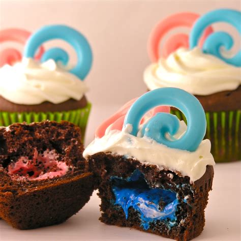 Gender Reveal Cupcakes Easybaked