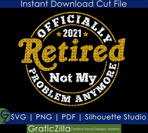 Officially Retired SVG Retired SVG Retirement Svg PNG Etsy