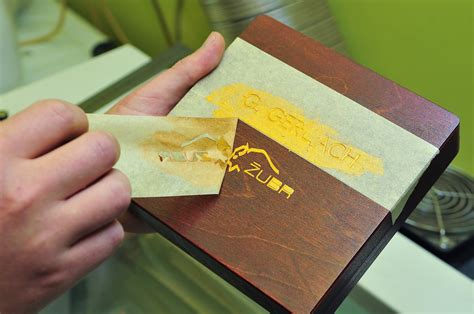 Wood Presentation Boxes Laser Engraving Colour Infill Printing At It