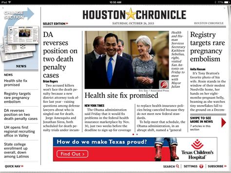 Our Registry Makes Front Page Of Houston Chronicle Amniotic Fluid