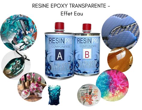 Resine Epoxy Transparente Effet Eau Bestseller De Créations