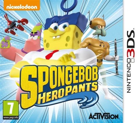 Carátula De Spongebob Heropants Para 3ds