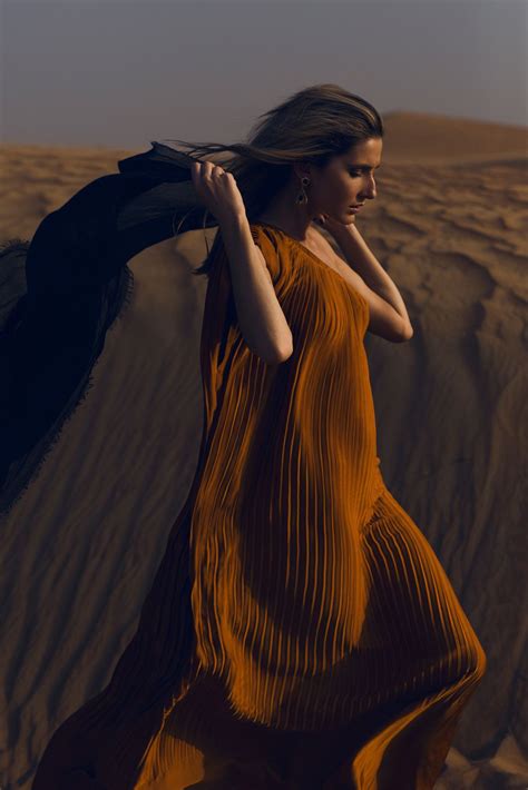 The Women And The Desert Women Sand Dunes Photoshoot Desert Fashion