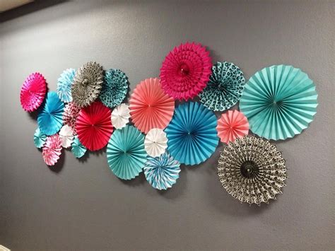 Pin By Isy On Paper Fans Wall Decor Paper Fan Wall Decor Paper Fan