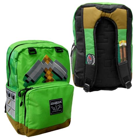 Køb Minecraft Backpack School Bag 44x31x14 Cm