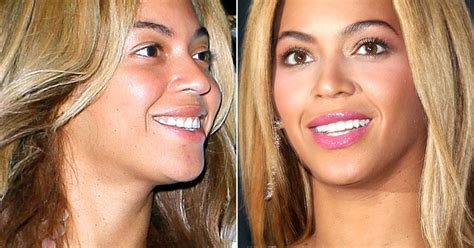 Beyonce Knowles Natural Beauty Stars Without Makeup