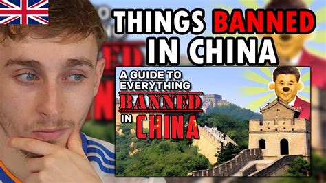 Brit Reacting To A Guide To Everything Banned In China Youtube