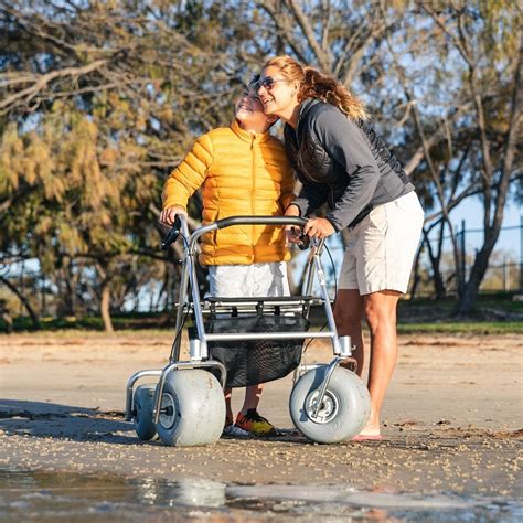 Wheeleez All Terrain Beach Rollator Walker Push Mobility