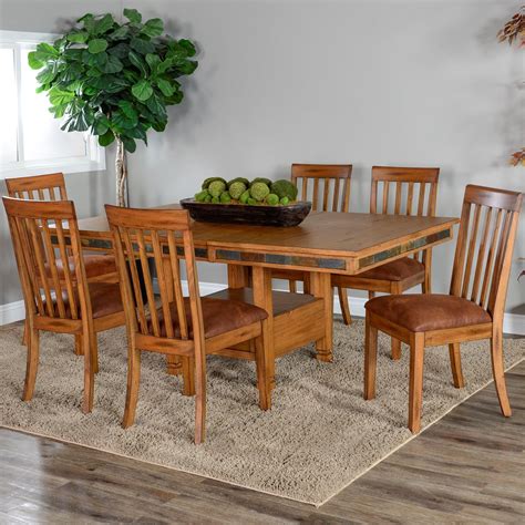 Sunny Designs Sedona 2 Dining Table And Chair Set For Six Fashion