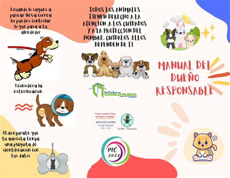 Folleto Tenencia Responsable De Mascotas Manual Del DueÑo Responsable