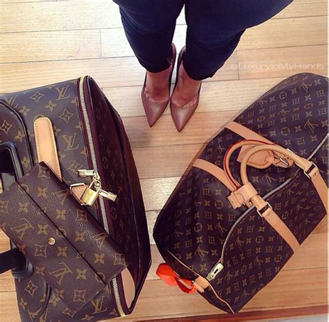 But to find one you must go. LV x Travel | Classic LV Luggage Set...My absolute FAVE ...