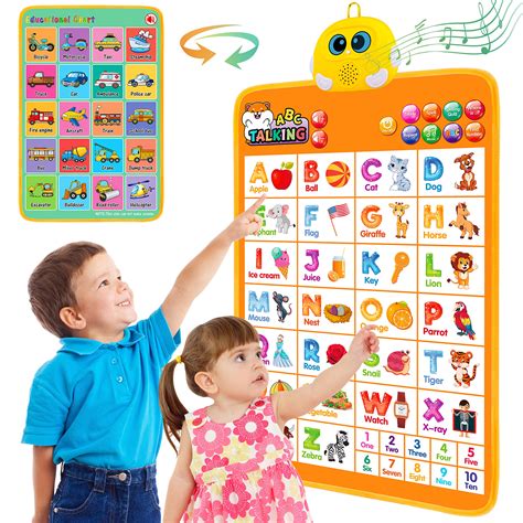Buy Interactive Alphabet Wall Chart For Kids Talking Abc Electronic