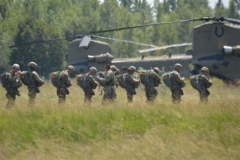 Us Army Paratroopers Assigned To 173rd Airborne Brigade Nara