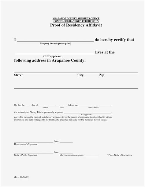 Read Pdf And Download Sample Notarized Letter For Proof Of Residency