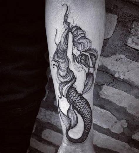 Hot Mermaid Tattoo This Medium Sized Mermaid Tattoo Is Surely The Best Thing That You