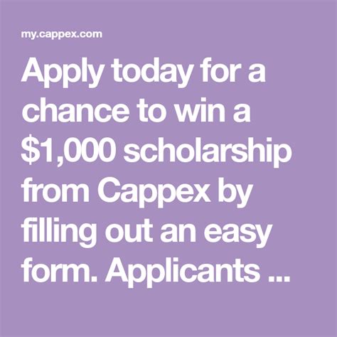 My name is obadeyi oluwafolakemi i would be very grateful if you could inform me when forms are out especially for postgraduate studies. Apply today for a chance to win a $1,000 scholarship from ...