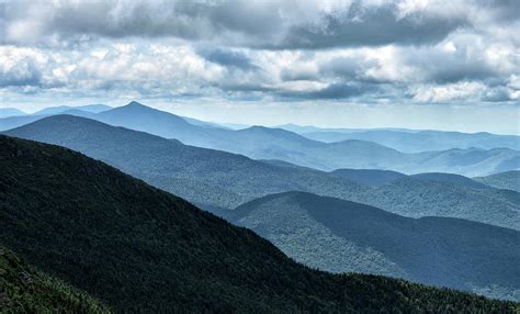 The Green Mountains Of Vermont From Mt Mansfield Photograph By Brendan