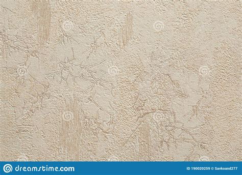 Beige Painted Stucco Wall Stock Image Image Of Design 190020259