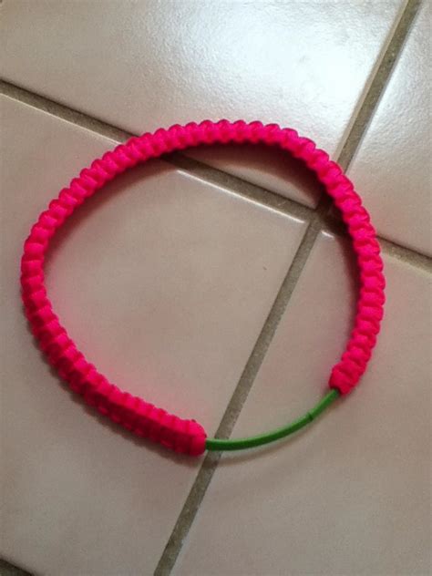 Paracord headband......photo only.....Buy the elastic head bands, then