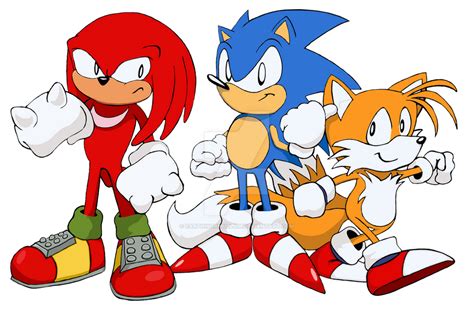 Sonic Tails Knuckles Color 12 Dec 2018 By Earthwormulljim On Deviantart