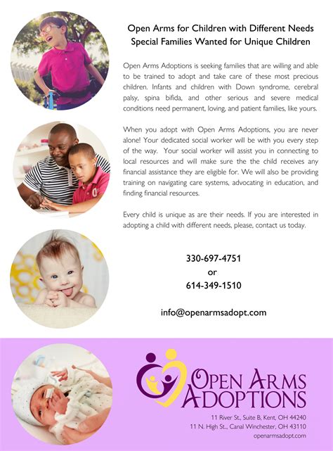Open Arms Adoptions Special Needs Adoptions - Open Arms Adoptions