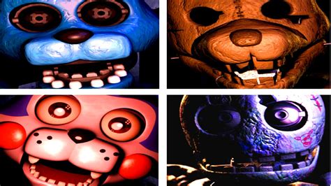 Five Nights At Candys All Animatronics Attack Youtube