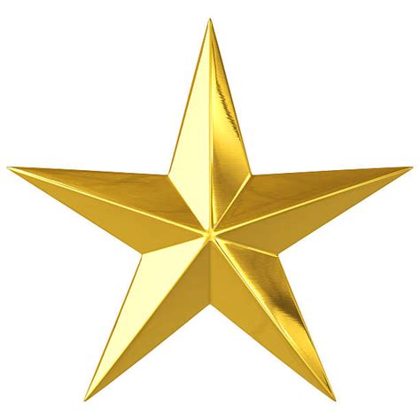 Commercial use cartoon of nautical star vector clip art image number 376960. Star Shape White Background Gold Three Dimensional Shape ...