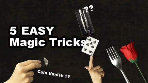 5 Easy Magic Tricks You Can Do At Homemagic Tutorials 1 Youtube