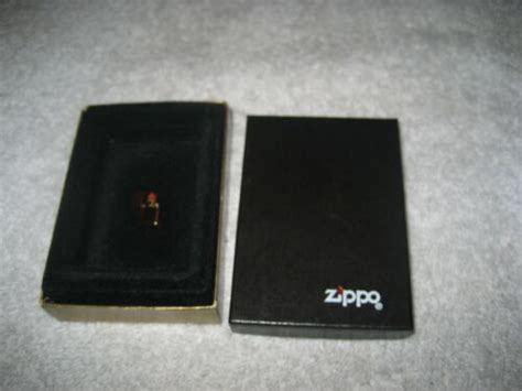 ZIPPO GOLD COLOR ZIPPO LIGHTER TIE TAC LAPEL PIN NEW EBay