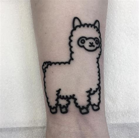 Alpaca Buddy By Sean Black Market Tattoo Leicester Uk Love Tattoos