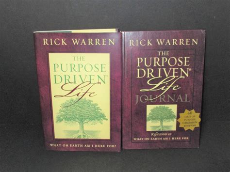 The Purpose Driven Life Journal By Rick Warren Set Etsy