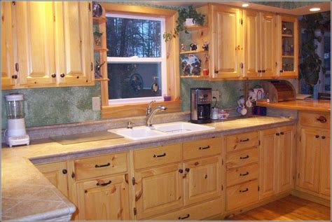 Knotty Pine Kitchens A Rustic Touch To Your Home Kitchen Cabinets