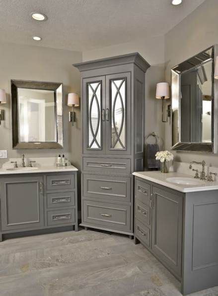 Find vanity cabinets, legs, or full vanities in a variety of styles. Bath room vanity with linen cabinet rustic 31 Ideas for ...
